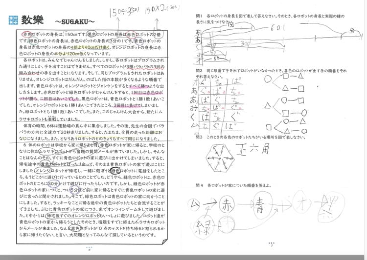 国語・算数を分けない授業